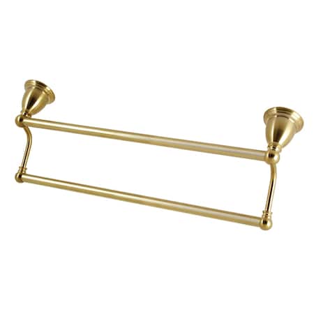 Kingston Brass 18Inch Dual Towel Bar, Brushed Brass BA175318BB